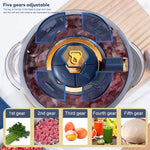 Elektryczna Maszynka do Mielenia Mięsa 500 W z Dużą Pojemnością, Stal Nierdzewna 1