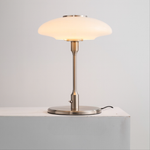 Lampa Stołowa Szklana - Nowoczesna Lampa Stołowa Czarna do Salonu 30 cm 0