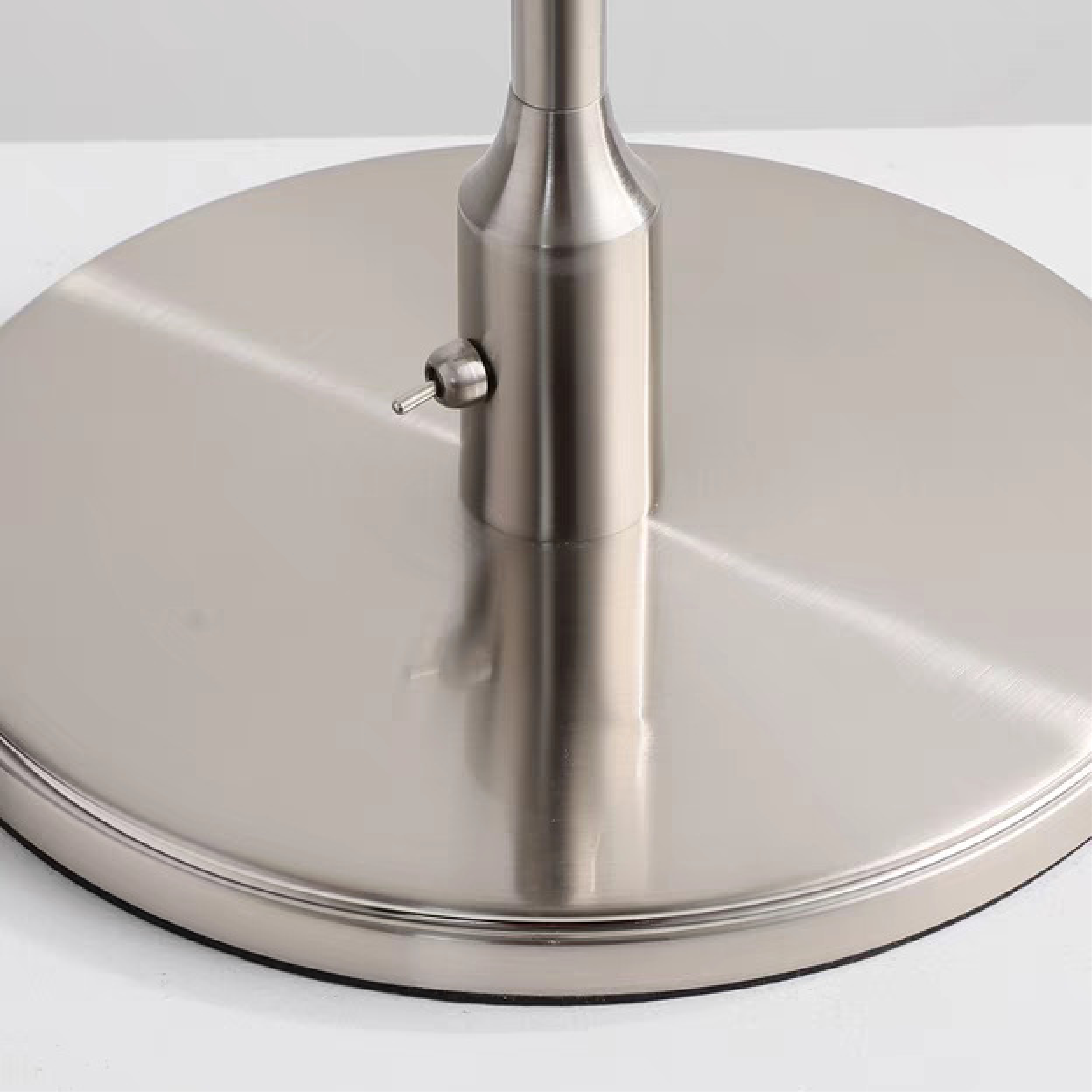 Lampa Stołowa Szklana - Nowoczesna Lampa Stołowa Czarna do Salonu 30 cm 4