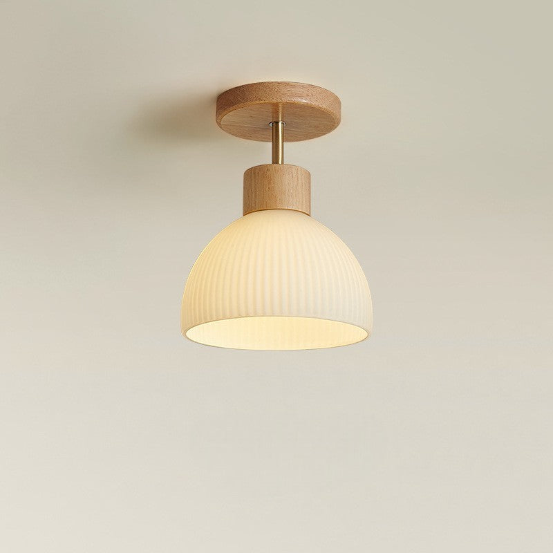 Lampa Sufitowa Ailse - Nowoczesna Lampa LED z Drewna i Żelaza do Salonu i Kuchni 3