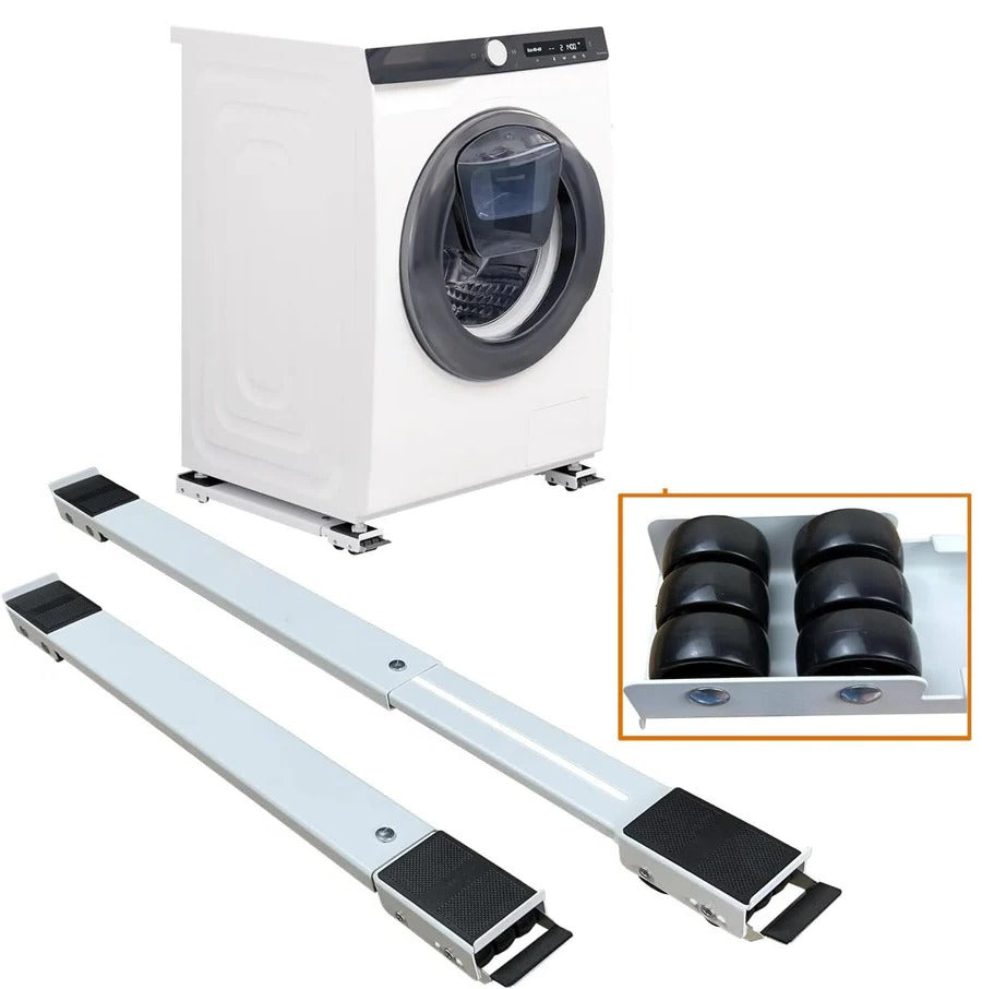 Regulowane Rolki do Urządzeń - Wytrzymałe, Mobilne z Hamulcami, Udźwig 300 kg 0