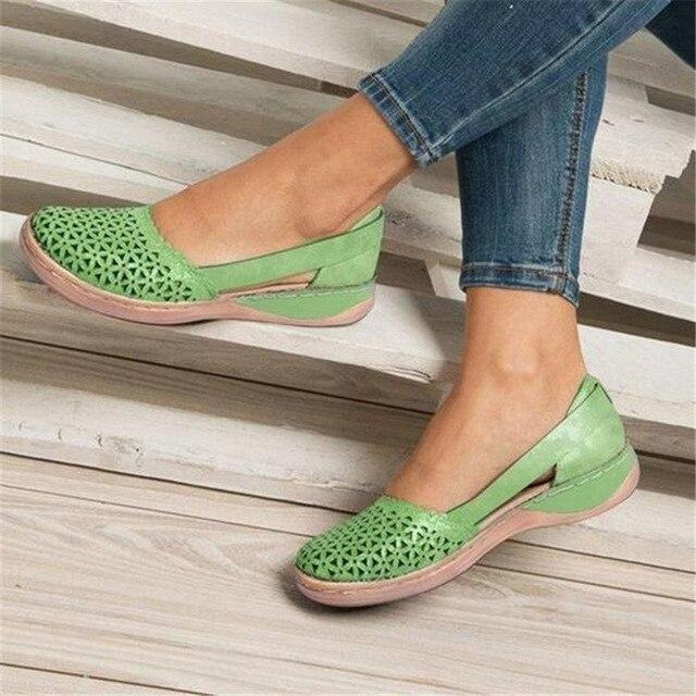 Stylowe Buty Damskie na Haluksy z Ortopedycznym Wsparciem i Oddychającą Siateczką 0