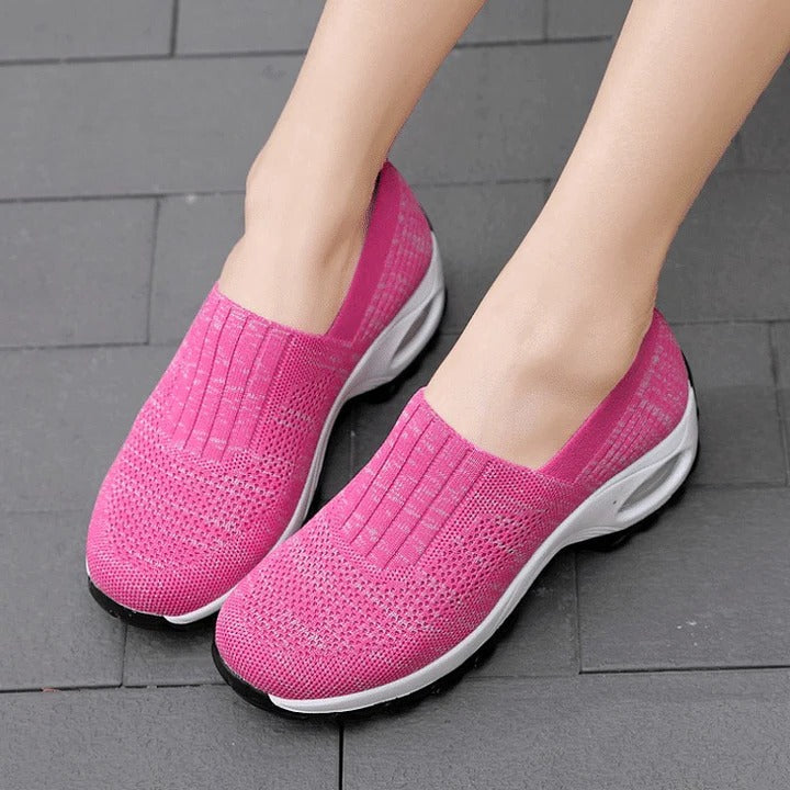 Wygodne Buty Damskie Wsuwane z Ortopedycznym Wsparciem i Amortyzacją 2