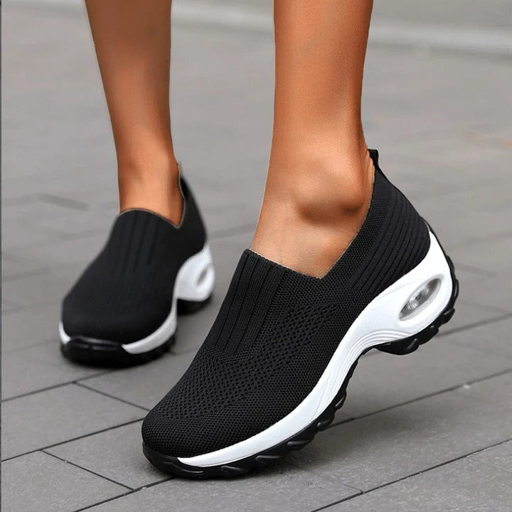 Wygodne Buty Damskie Wsuwane z Ortopedycznym Wsparciem i Amortyzacją 3