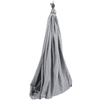 Szary hamak kokon na białym tle.