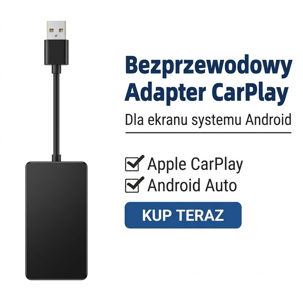 Adapter CarPlay i Android Auto Bezprzewodowy – Kompatybilny z Większością Samochodów 2
