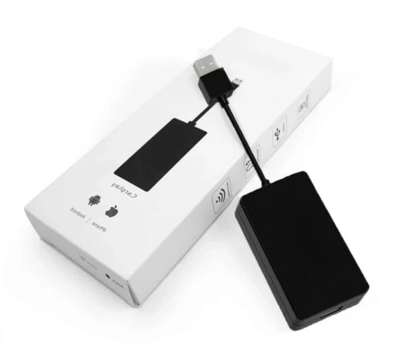 Adapter CarPlay i Android Auto Bezprzewodowy – Kompatybilny z Większością Samochodów 0