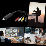 Adapter USB 2.0 do Przechwytywania Wideo – Konwersja VHS na Cyfrowy Format, Plug-and-Play 5