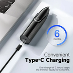 Akumulatorowy Trymer Do Włosów W Nosie I Uszach Z Podwójnymi Ostrzami USB 7