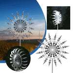 Antykorozyjny Wiatrak Ogrodowy Kinetyczny 151 cm - Elegancka Dekoracja Do Ogrodu 2