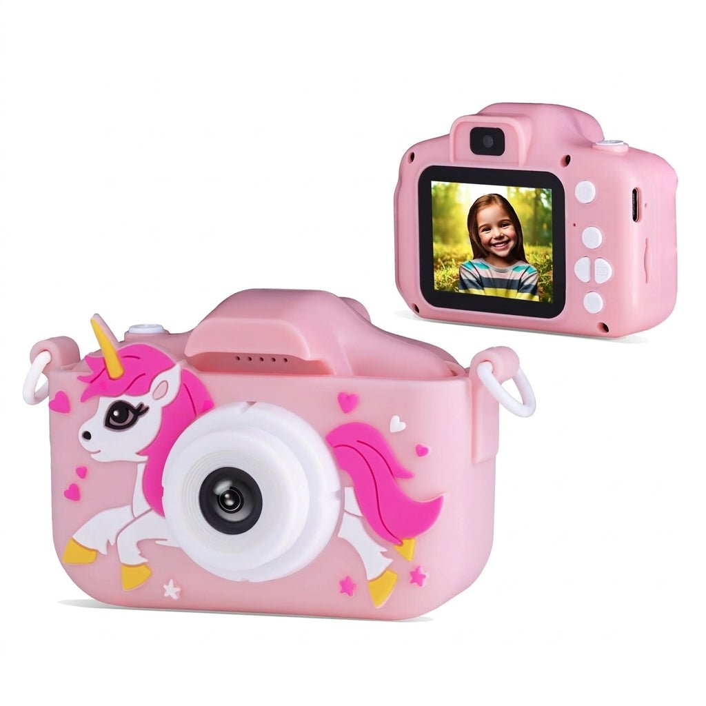 Aparat Cyfrowy dla Dzieci z Podwójną Kamerą 30MP i Kartą 32GB – Nagrywanie wideo 1080p HD 12