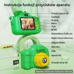 Aparat Cyfrowy dla Dzieci z Podwójną Kamerą 30MP i Kartą 32GB – Nagrywanie wideo 1080p HD 5