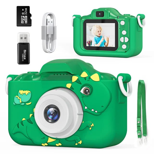 Aparat Cyfrowy dla Dzieci z Podwójną Kamerą 30MP i Kartą 32GB – Nagrywanie wideo 1080p HD 0