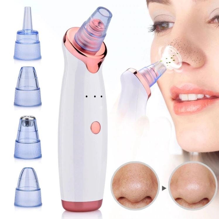Aspirator Do Zaskórników z Diamentową Głowicą – Oczyszczanie Skóry, 3 Poziomy Ssania 2