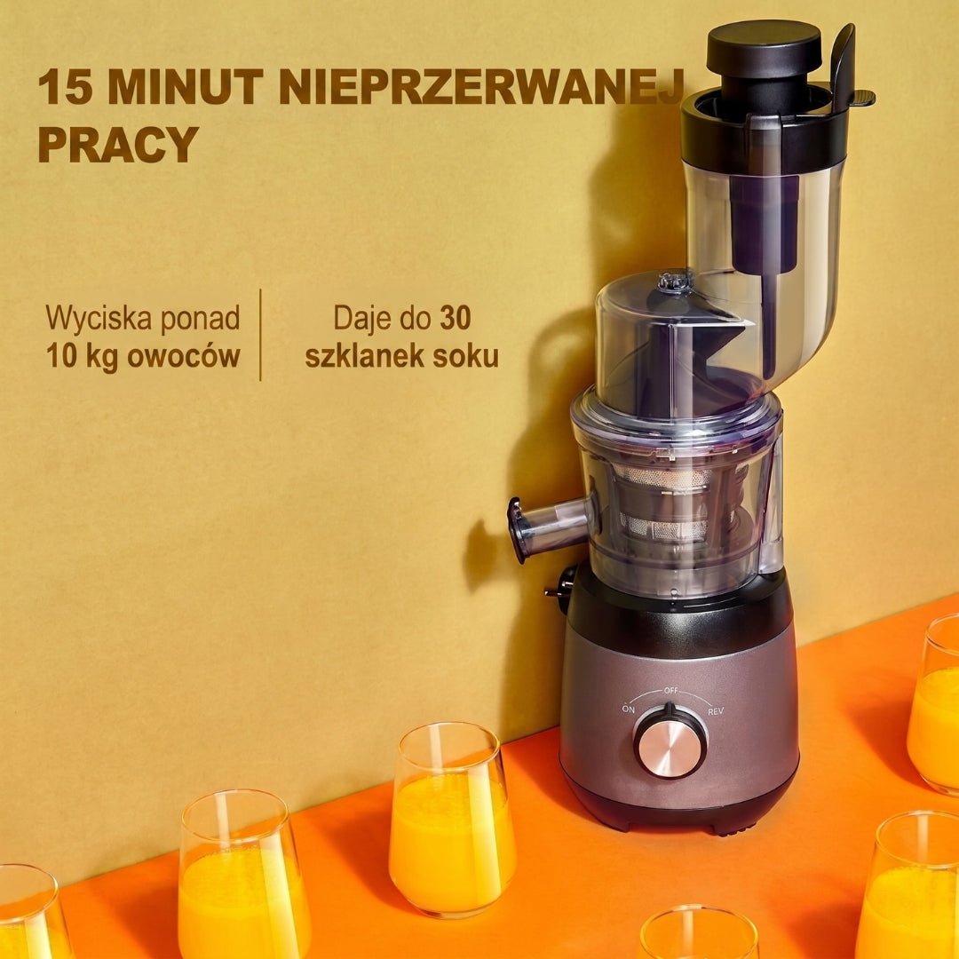 Automatyczna sokowirówka z dużym otworem 90 mm 