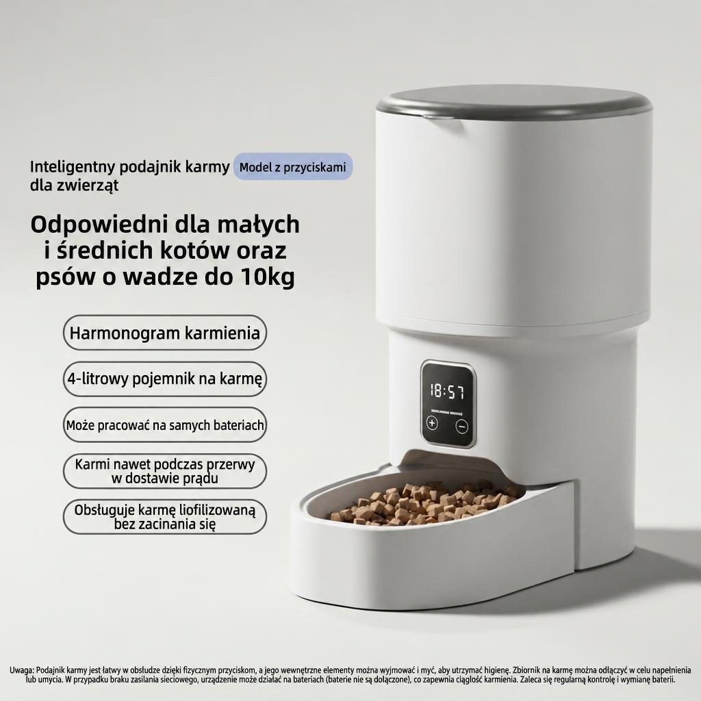 Automatyczny Karmnik Dla Kota z Aplikacją – Duża Pojemność 4 L, Monitorowanie przez WiFi 4