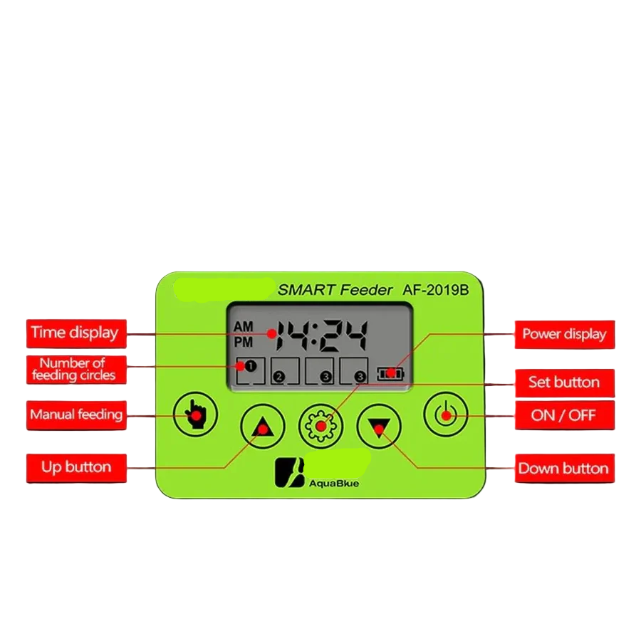 Automatyczny Karmnik Dla Ryb Z Regulowanym Harmonogramem I Odpornym Na Wilgoć Zbiornikiem 3