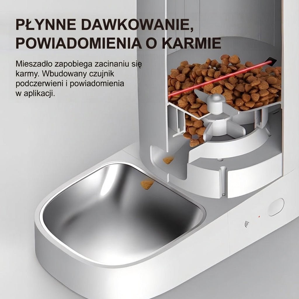 Automatyczny Karmnik dla Kota z WiFi – Programowanie Posiłków i Powiadomienia przez Aplikację 8