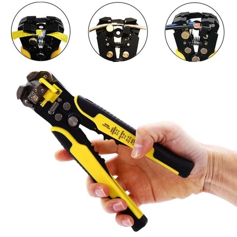 Automatyczny Ściągacz Izolacji i Obcinacz Kabli – 3 w 1, Ergonomiczny, Stal Węglowa 0