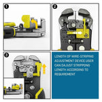 Automatyczny Ściągacz Izolacji i Obcinacz Kabli – 3 w 1, Ergonomiczny, Stal Węglowa 2