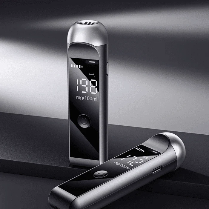 Bezdotykowy Alkomat USB-C z Wbudowanym Systemem Ostrzegania LED - Szybkie i Dokładne Wyniki 0