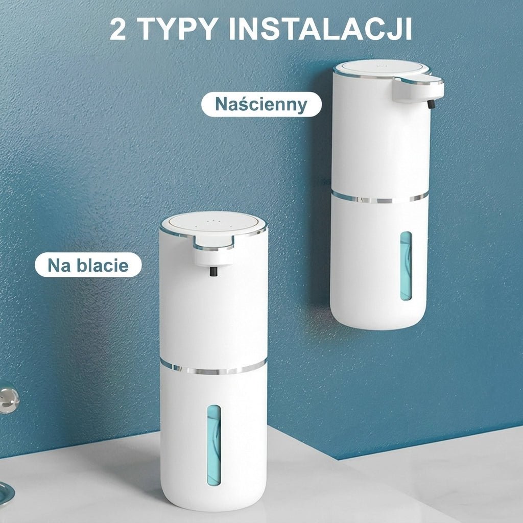 Bezdotykowy Dozownik Do Mydła USB – Automatyczny, Wodoodporny, Pojemność 380 ml 9