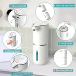 Bezdotykowy Dozownik Do Mydła USB – Automatyczny, Wodoodporny, Pojemność 380 ml 10