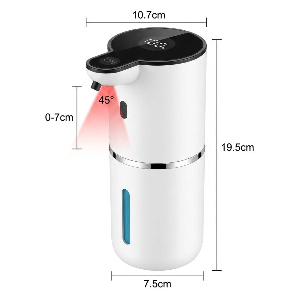 Bezdotykowy Dozownik Do Mydła USB – Automatyczny, Wodoodporny, Pojemność 380 ml 2