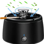 Bezdymna Popielniczka z Wbudowanym Wentylatorem i USB - Kompaktowy Design 0
