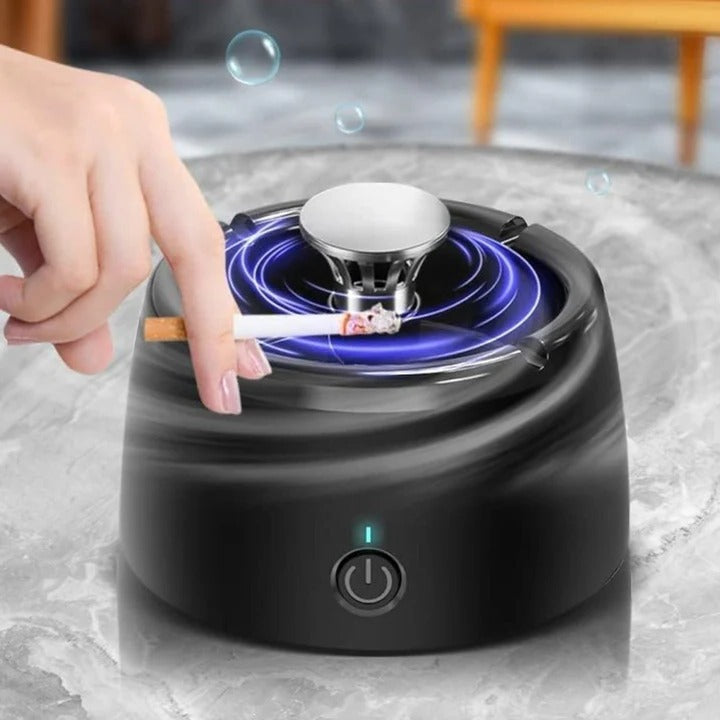 Bezdymna Popielniczka z Wbudowanym Wentylatorem i USB - Kompaktowy Design 2