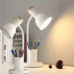 Lampa Stołowa LED Nordic z Regulacją Kąta i Uchwytami na Długopis - Lampa Stołowa do Biura i Pokoju 3
