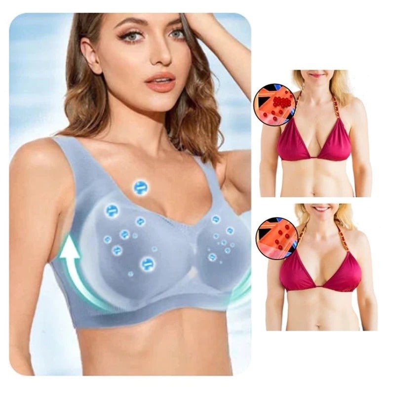 Biustonosz Bezszwowy Ice Silk dla Kobiet – Oddychający i Bezprzewodowy Modelujący 1
