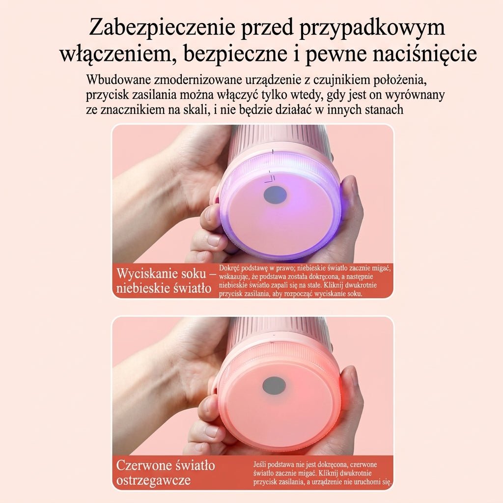 Blender Elektryczny 350 ml z Funkcją Samooczyszczania – Przenośny do Koktajli i Soków 8