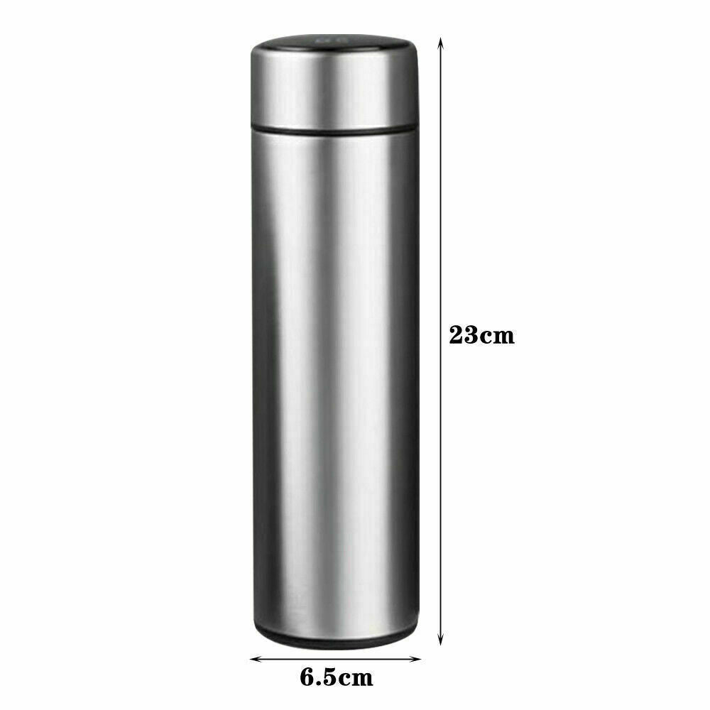 Butelka Termosowa 500 ml ze Stali Nierdzewnej z Wyświetlaczem LED – Utrzymanie Ciepła do 12h, Zimna do 24h 3