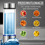 Butelka na Wodę Wodorową z Elektrolizą – Przenośna Butelka do Wody Ładowana przez USB