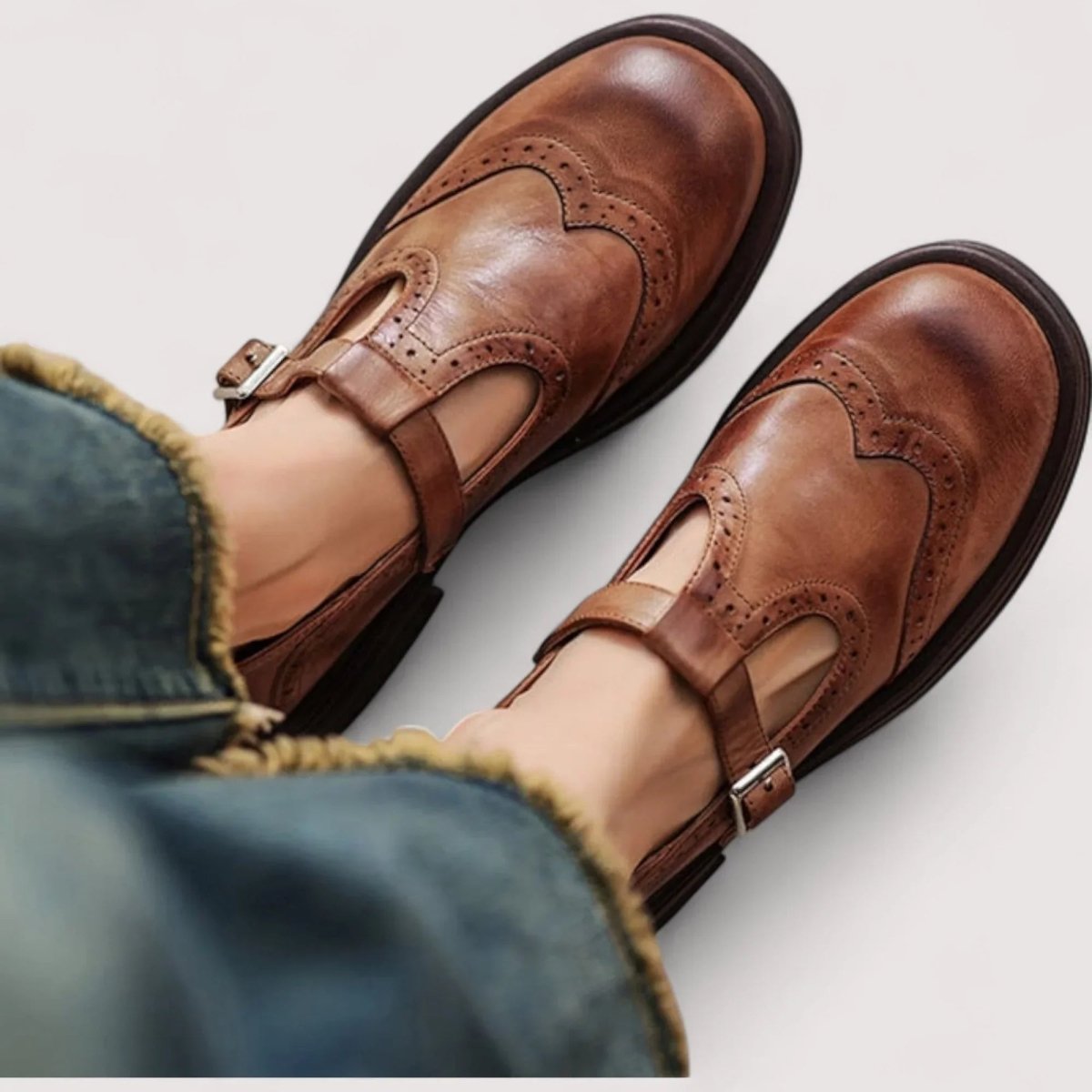 Buty Ortopedyczne Damskie Mary Jane z Wbudowanym Wsparciem – Wygodne i Stylowe 0