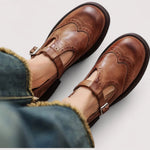 Buty Ortopedyczne Damskie Mary Jane z Wbudowanym Wsparciem – Wygodne i Stylowe 0