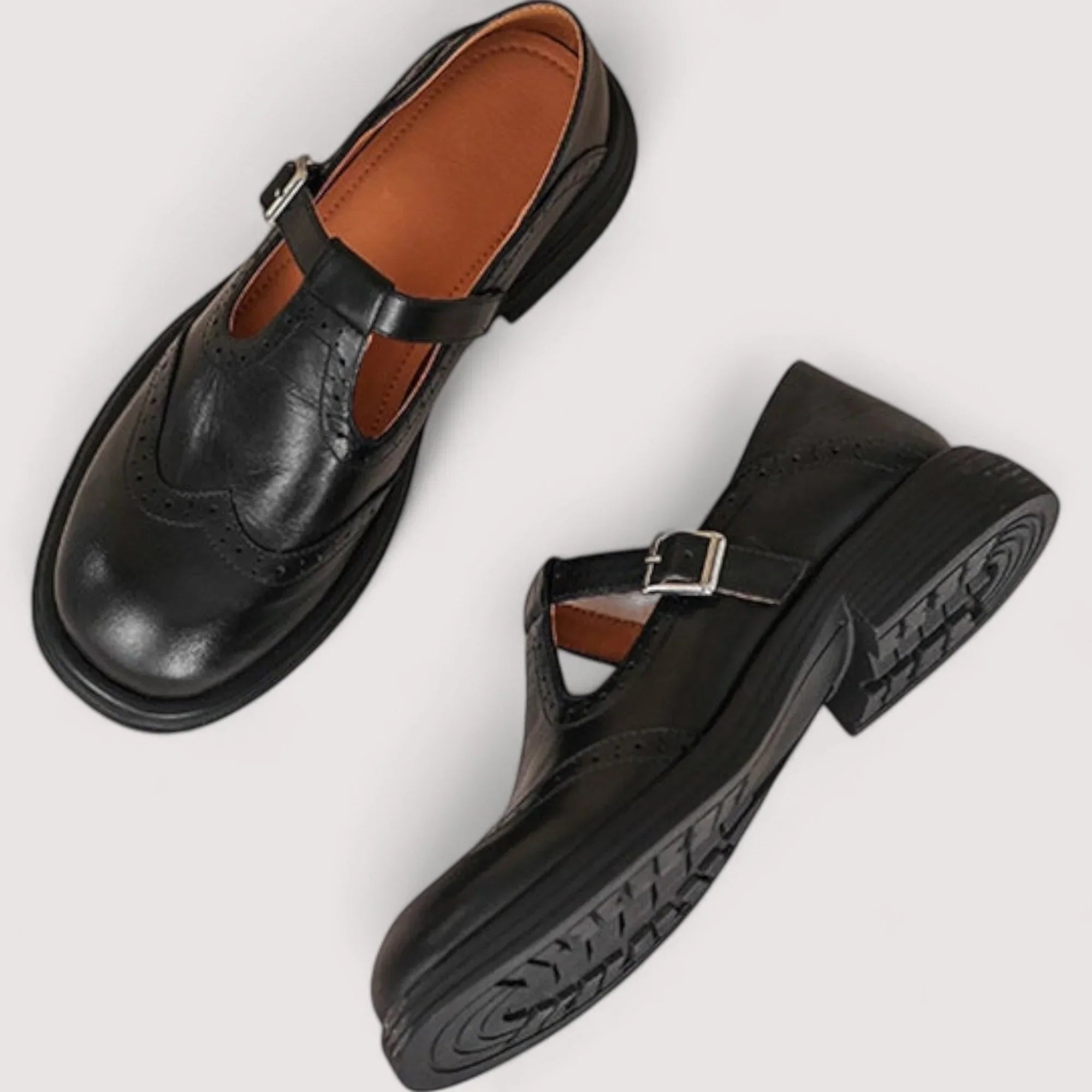Buty Ortopedyczne Damskie Mary Jane z Wbudowanym Wsparciem – Wygodne i Stylowe 2