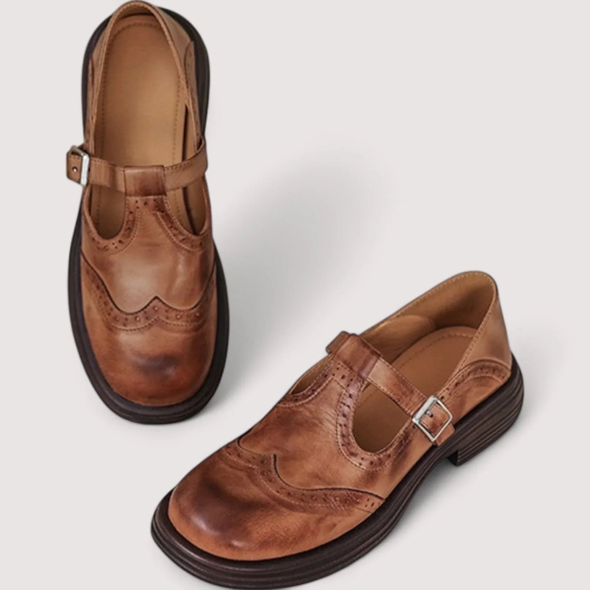 Buty Ortopedyczne Damskie Mary Jane z Wbudowanym Wsparciem – Wygodne i Stylowe 3