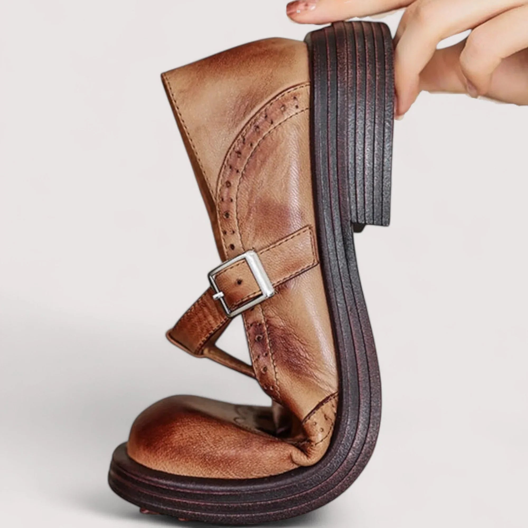 Buty Ortopedyczne Damskie Mary Jane z Wbudowanym Wsparciem – Wygodne i Stylowe 4