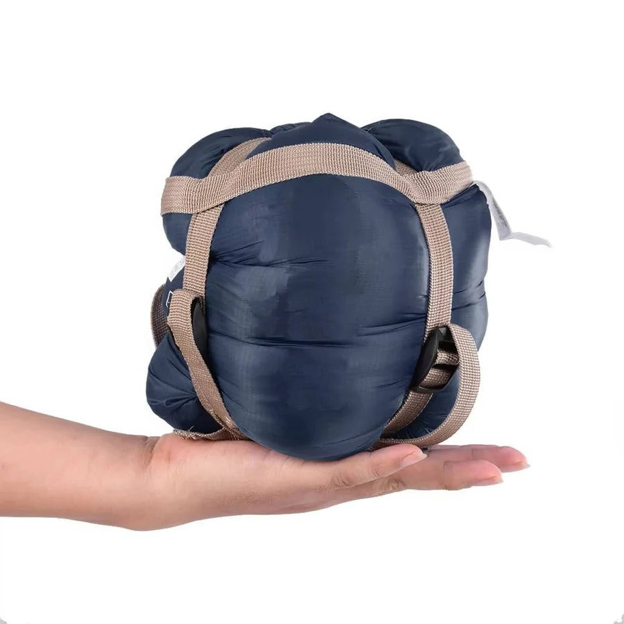 Całoroczny Śpiwór Kempingowy z Wodoodporną Powłoką i Regulacją Temperatury 2