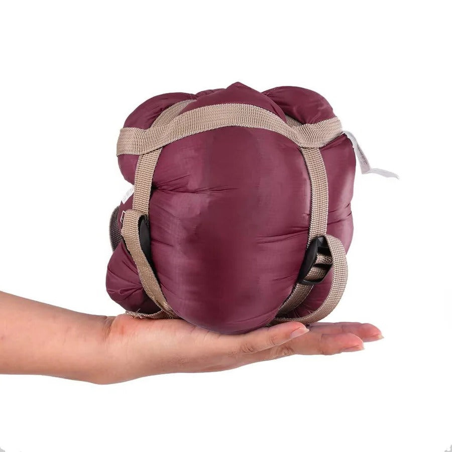 Całoroczny Śpiwór Kempingowy z Wodoodporną Powłoką i Regulacją Temperatury 5