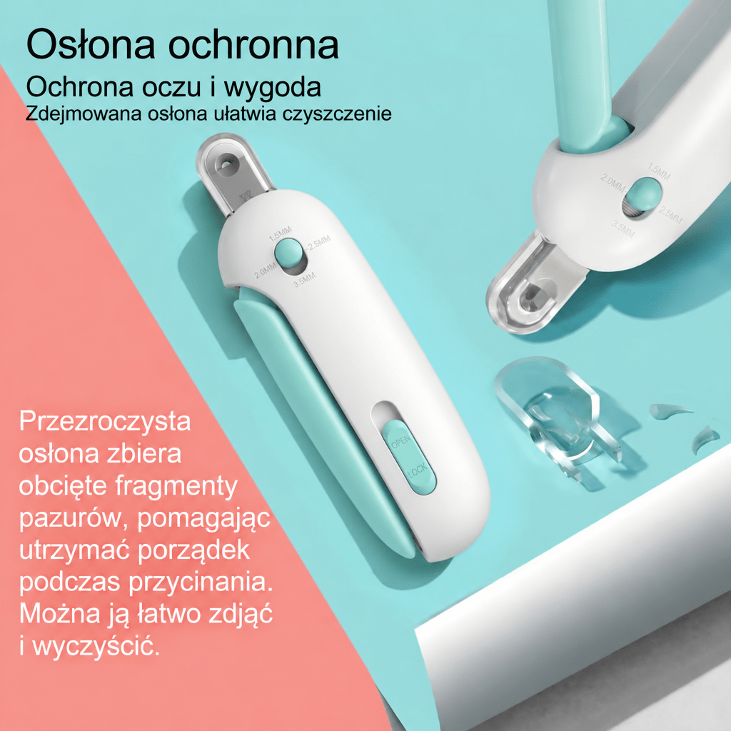 Cążki do Paznokci dla Kota – Regulowana Głębokość, Stal Nierdzewna, Bezpieczeństwo 8