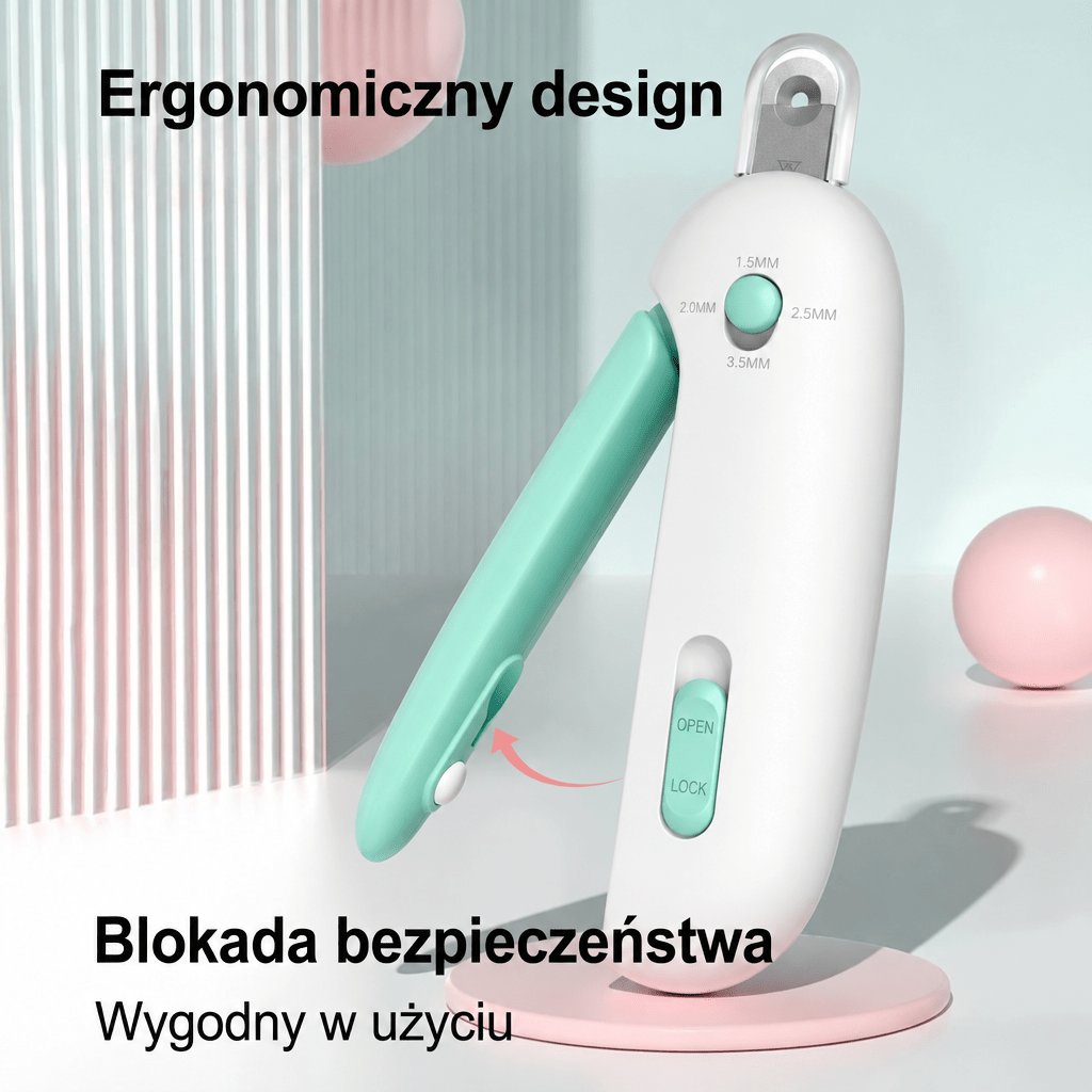 Cążki do Paznokci dla Kota – Regulowana Głębokość, Stal Nierdzewna, Bezpieczeństwo 9