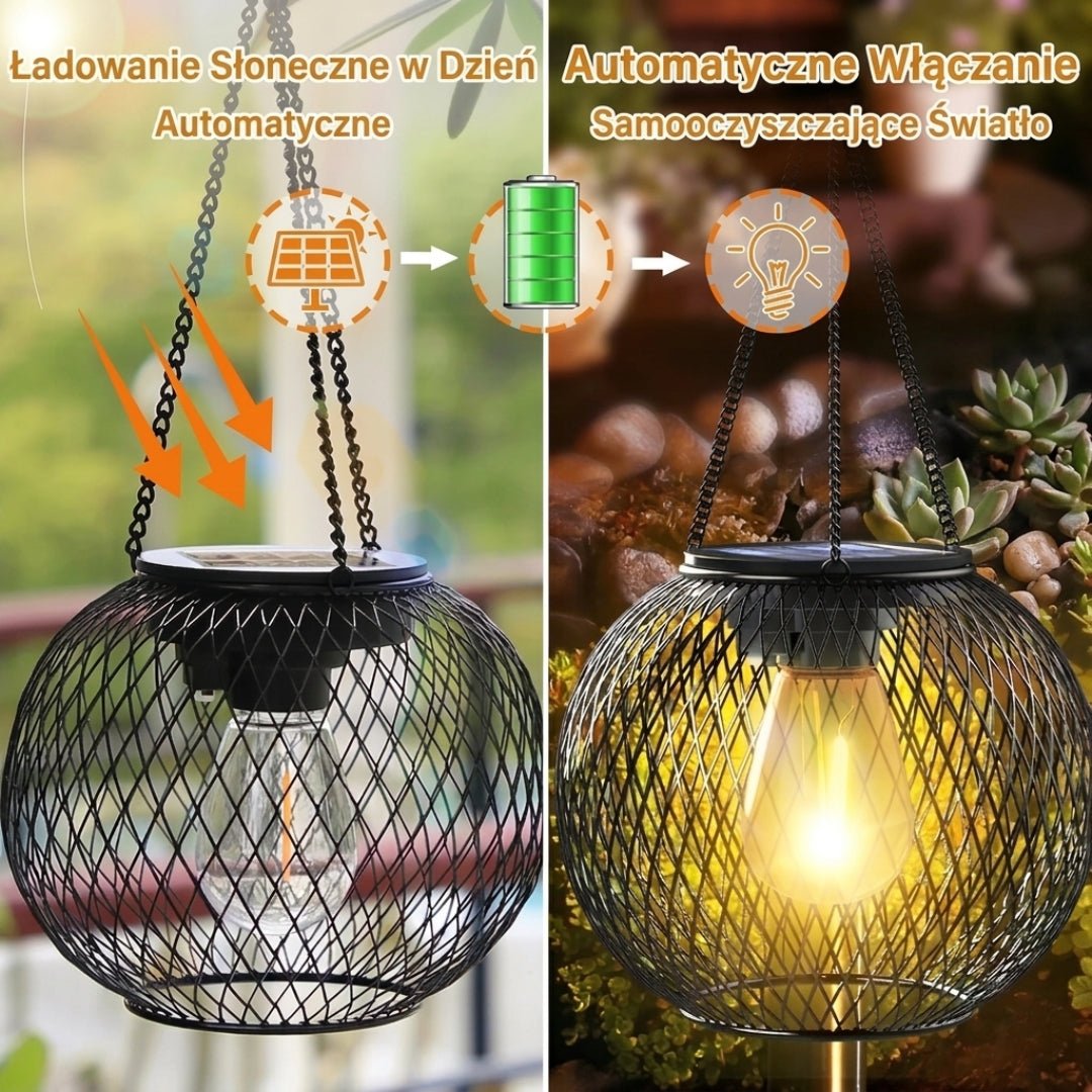 Cechy wysokiej jakości lampy ogrodowej solarnej z automatycznym przełączaniem – wodoodporny metal, bajkowy design