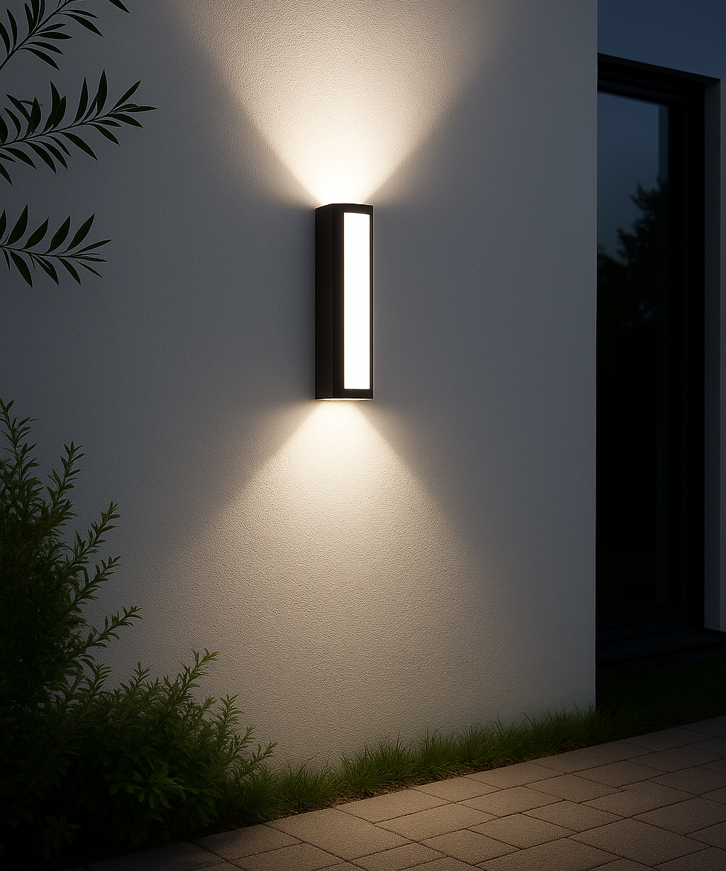 Nowoczesna Lampa Zewnętrzna LED Na Dom - Wysoka Jasność, Odporna Na Warunki Atmosferyczne