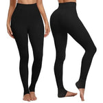 Ciepłe Legginsy Damskie Termiczne Z Wysokim Stanem I Polarową Podszewką 1