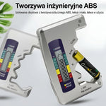 Cyfrowy Tester Baterii Uniwersalny z Wyświetlaczem LCD – Do AA, AAA, C, D, 9V 7