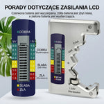 Cyfrowy Tester Baterii Uniwersalny z Wyświetlaczem LCD – Do AA, AAA, C, D, 9V 5