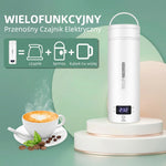 Czajnik Elektryczny z Regulacją Temperatury 450 ml – Podróżny, Bezprzewodowy ze Stali Nierdzewnej 4